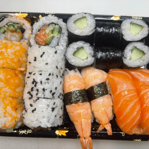 Zalm ebi box 18 stuks