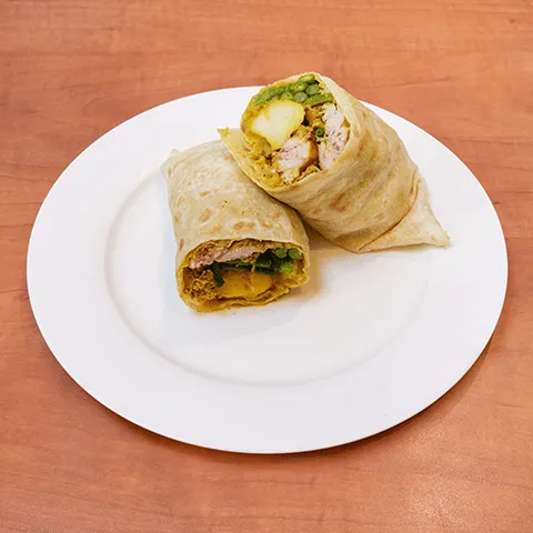 Roti rol kip kerrie