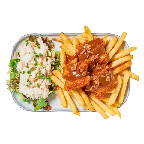 Genietfriet soufflé saté