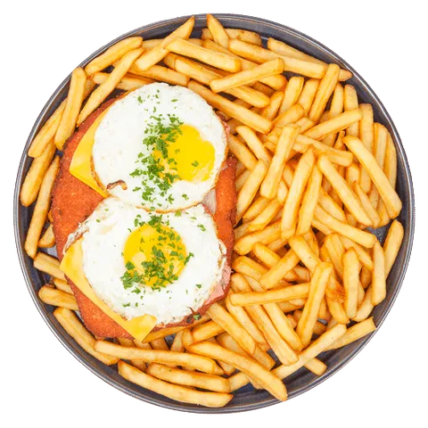 Loaded fries buitengooier