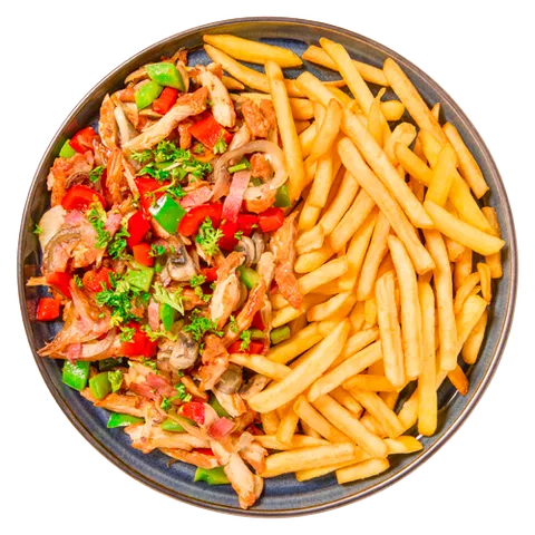 Loaded fries boeren shoarma