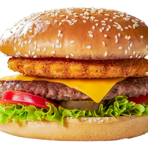 Kaassoufflé burger