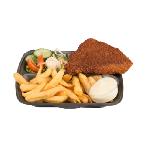Kipschnitzel menu