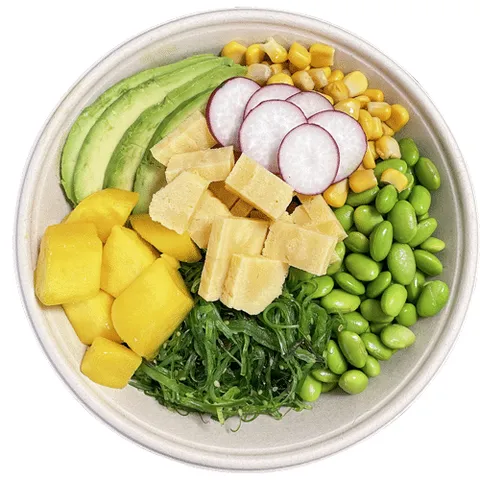 Poke bowl vegetarian