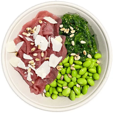 Poke bowl carpaccio