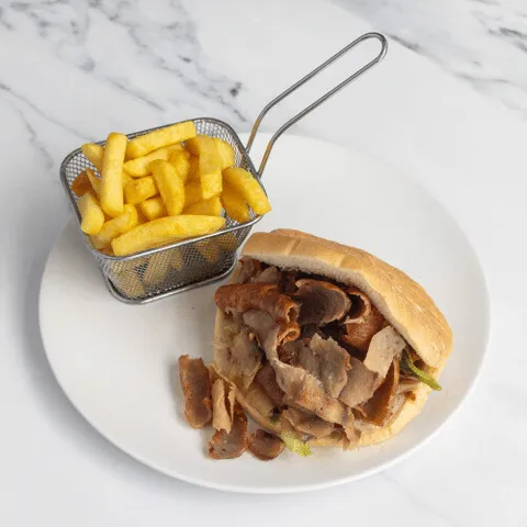 Broodje döner menu kalf