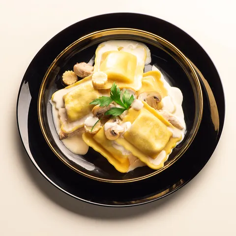 Ravioli tartufo e funghi
