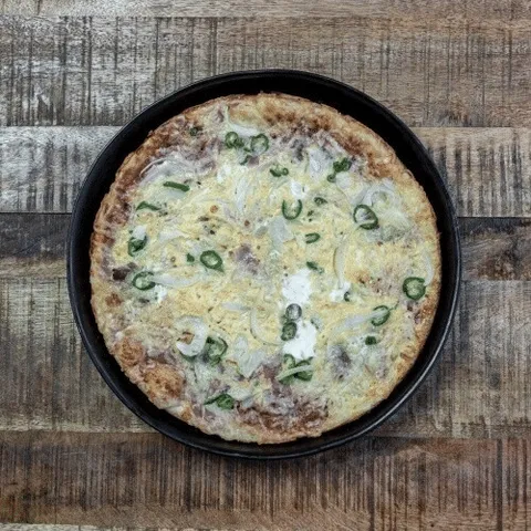 Pizza carbonara speciale