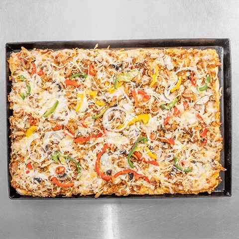 Party pizza kipshoarma
