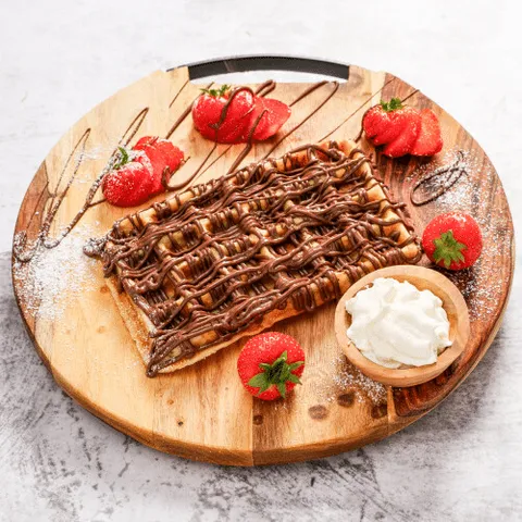 Wafel aardbei
