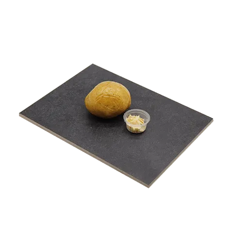 Gepofte aardappel met kruidenboter
