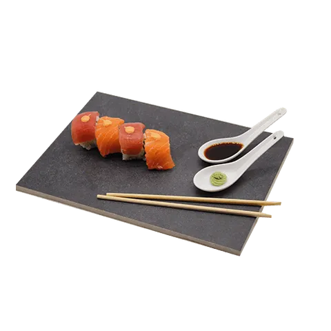 Rainbow uramaki roll