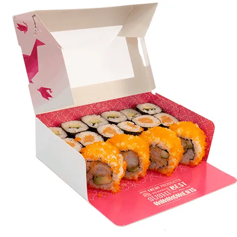 Crispy maki roll box