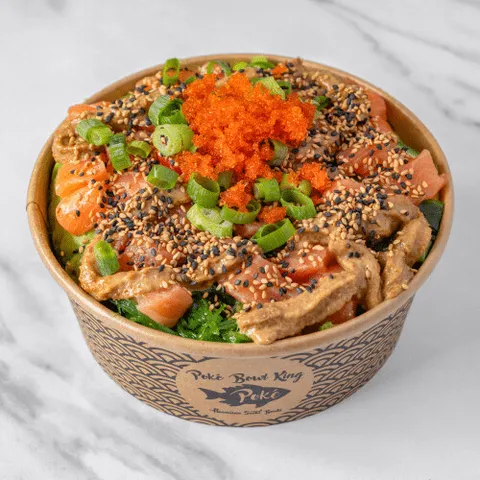 Poké salmon