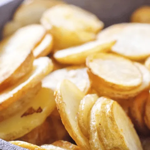 Portie aardappelschijfjes