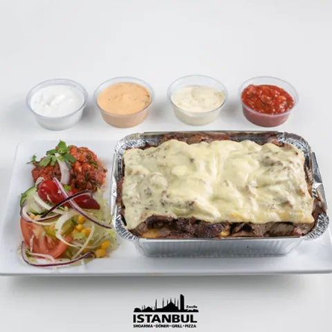 Kapsalon beef Yaprak Döner - Klein