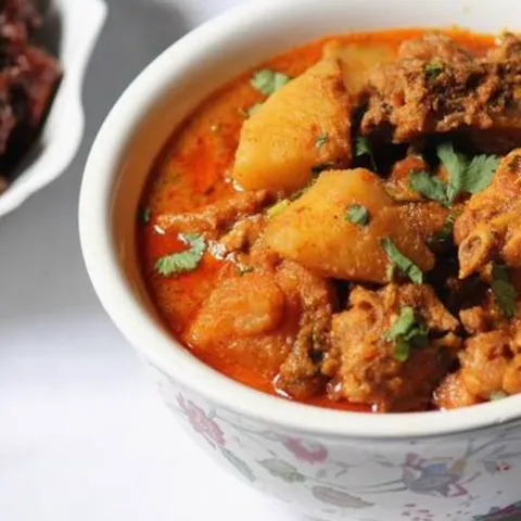 Deshi Alo Chicken Curry