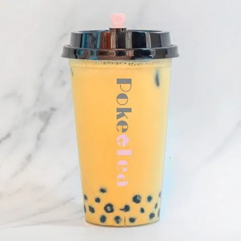 Mango milk tea