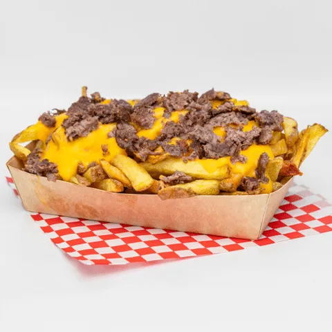 Loaded fries cheeseburger