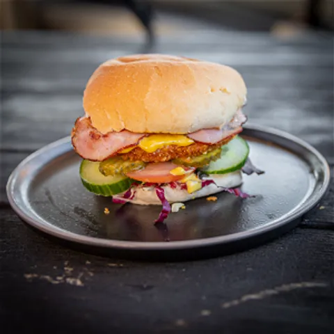 Kipburger bacon