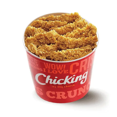 Bucket met chicken strips 20 stuks