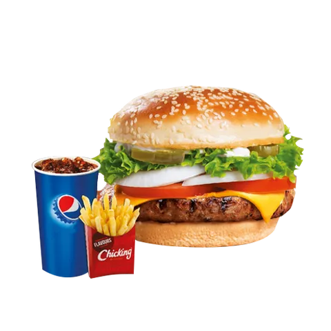 Beef burger XL menu