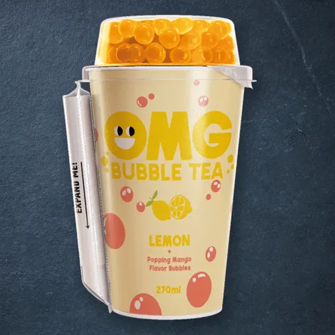 OMG Bubble Tea Lemon & Mango 270 ml