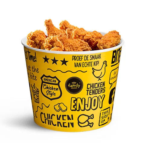 Hot wings bucket 12 stuks