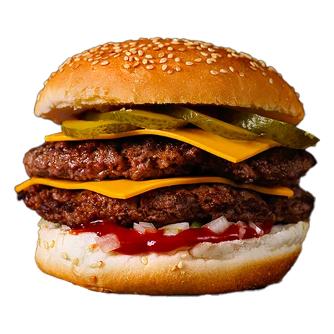 Double cheeseburger