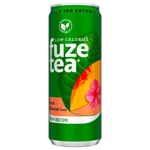 Fuze Tea Infused Iced Tea Black Tea Peach Hibiscus 330 ml