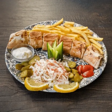Shoarma maaltijd
