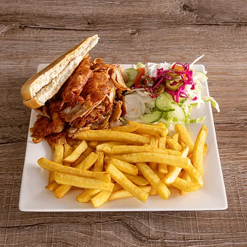 Kipdöner schotel