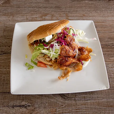 Broodje döner kip