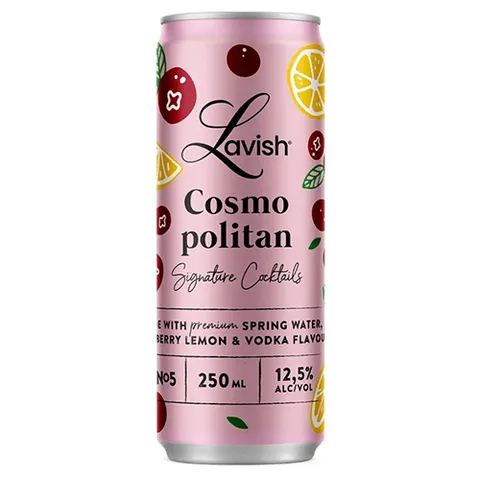 Lavish Cosmopolitan vodka