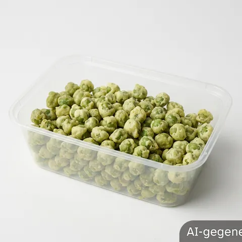 Wasabi flavoured peas