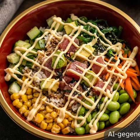 Poké bowl tonijn
