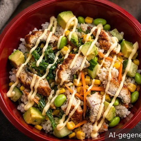 Poké bowl paling