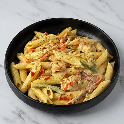 Pasta creamy vulcano