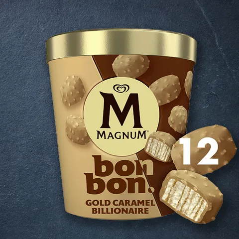 Magnum Bonbon Gold Caramel Billionaire