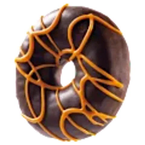 Orange jaffa donut