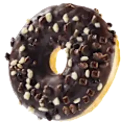 Triple chocolate donut