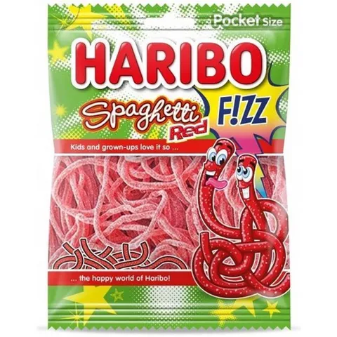 Haribo Spaghetti Red Fizz