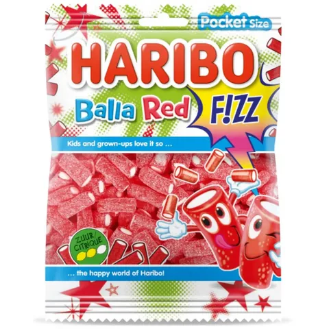 Haribo Balla Red Fizz