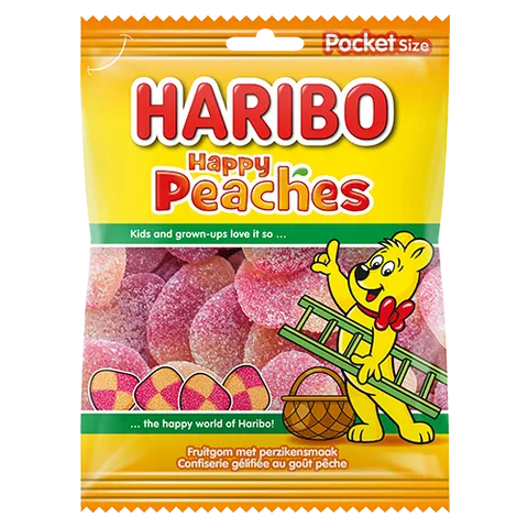 Haribo Happy Peaches 75 gram