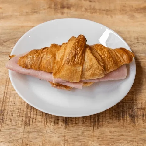 Croissant met ham