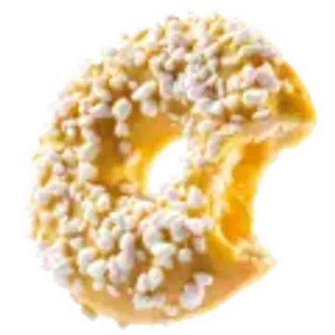 Lemon pie donut