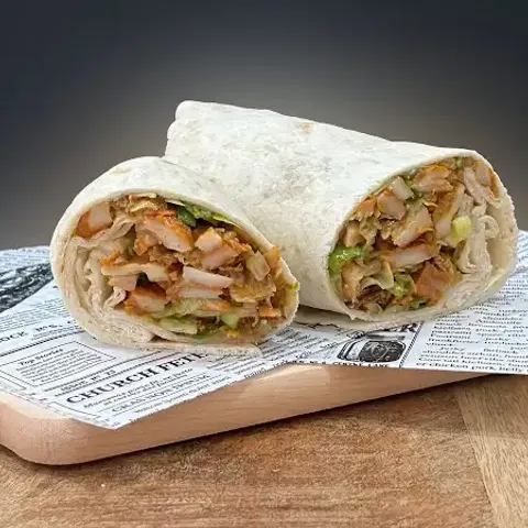 Wrap crunchy chicken