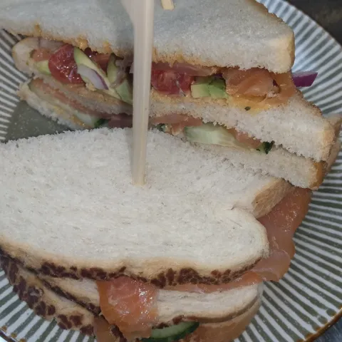 Club sandwich zalm