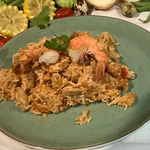 Seafood jambalaya