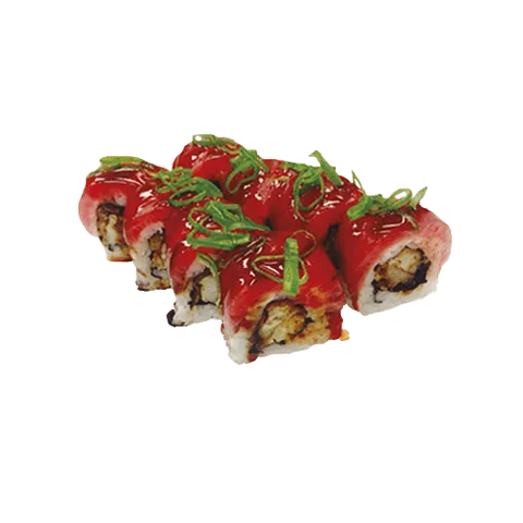 Soft shell spicy tonijn roll